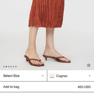 TOTEME Flip-Flop Heel cognac

TOTEME sandals